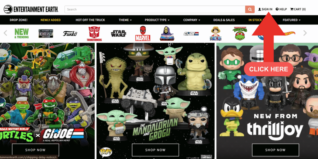 entertainment earth